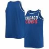 Men's Fanatics Branded Royal/Gray Chicago Cubs Big & Tall Muscle Tank Top -Metaverse shop unnamed file 27404