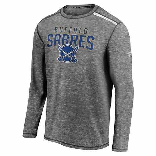 Men's Fanatics Branded Heathered Gray Buffalo Sabres Special Edition Long Sleeve T-Shirt 5 Men's Fanatics Branded Heathered Gray Buffalo Sabres Special Edition Long Sleeve T-Shirt - Image 3