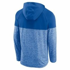 Men's Fanatics Branded Royal Los Angeles Rams Line Up Shadow Stripe Long Sleeve Hoodie T-Shirt -Metaverse shop unnamed file 27450