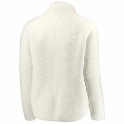 Women's Fanatics Branded Cream New York Knicks Sherpa Full-Zip Jacket -Metaverse shop unnamed file 27454