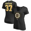 Women's Fanatics Branded Patrice Bergeron Black Boston Bruins Name And Number V-Neck T-Shirt -Metaverse shop unnamed file 27463