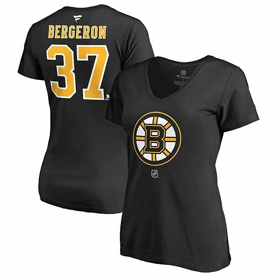 Women's Fanatics Branded Patrice Bergeron Black Boston Bruins Name and Number V-Neck T-Shirt Women's Fanatics Branded Patrice Bergeron Black Boston Bruins Name And Number V-Neck T-Shirt -Metaverse shop unnamed file 27464