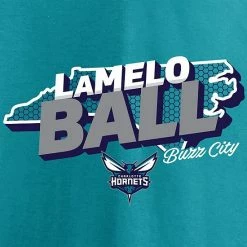 Men's Fanatics Branded LaMelo Ball Teal Charlotte Hornets Hometown T-Shirt 6 Men's Fanatics Branded LaMelo Ball Teal Charlotte Hornets Hometown T-Shirt -Metaverse shop unnamed file 27479
