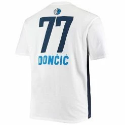 Men's Fanatics Branded Luka Doncic White Dallas Mavericks Big & Tall Yoke T-Shirt -Metaverse shop unnamed file 27483