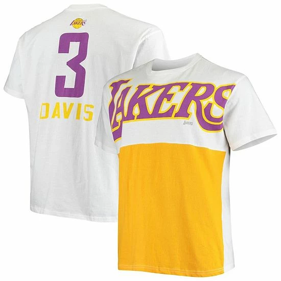 Men's Fanatics Branded Anthony Davis White Los Angeles Lakers Big & Tall Yoke T-Shirt Men's Fanatics Branded Anthony Davis White Los Angeles Lakers Big & Tall Yoke T-Shirt -Metaverse shop unnamed file 27485