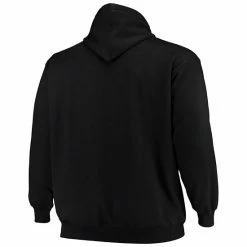 Men's Fanatics Branded Black New Orleans Saints Big & Tall Stacked Pullover Hoodie -Metaverse shop unnamed file 27493