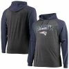 Men's Fanatics Branded Navy/Heathered Charcoal New England Patriots Big & Tall Lightweight Raglan Pullover Hoodie -Metaverse shop unnamed file 2750