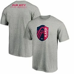 Men's Fanatics Branded Heather Gray St. Louis City SC Our City T-Shirt -Metaverse shop unnamed file 27508