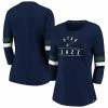 Women's Fanatics Branded Navy Utah Jazz Iconic Prolific Modern 3/4-Sleeve T-Shirt 1 Women's Fanatics Branded Navy Utah Jazz Iconic Prolific Modern 3/4-Sleeve T-Shirt -Metaverse shop unnamed file 27526