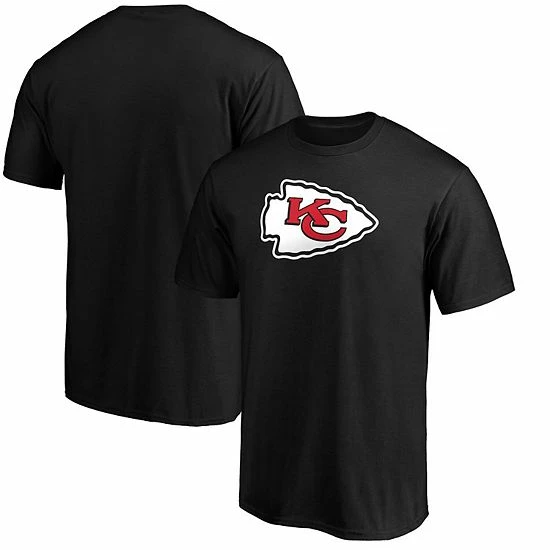 Men's Fanatics Branded Black Kansas City Chiefs Big & Tall Primary Logo T-Shirt 3 Men's Fanatics Branded Black Kansas City Chiefs Big & Tall Primary Logo T-Shirt