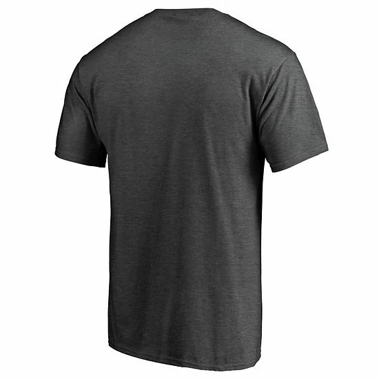Men's Fanatics Branded Heathered Charcoal Pittsburgh Steelers Logo Big & Tall Victory Arch T-Shirt 6 Men's Fanatics Branded Heathered Charcoal Pittsburgh Steelers Logo Big & Tall Victory Arch T-Shirt - Image 4