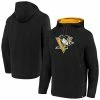 Men's Fanatics Branded Black Pittsburgh Penguins Iconic Defender Fleece Pullover Hoodie -Metaverse shop unnamed file 27581