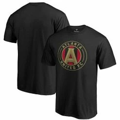 Men's Fanatics Branded Black Atlanta United FC Team Primary Logo T-Shirt