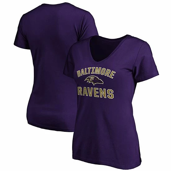 Women's Fanatics Branded Purple Baltimore Ravens Victory Arch V-Neck T-Shirt Women's Fanatics Branded Purple Baltimore Ravens Victory Arch V-Neck T-Shirt -Metaverse shop unnamed file 27608