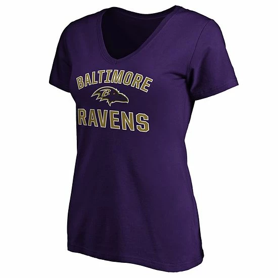 Women's Fanatics Branded Purple Baltimore Ravens Victory Arch V-Neck T-Shirt Women's Fanatics Branded Purple Baltimore Ravens Victory Arch V-Neck T-Shirt -Metaverse shop unnamed file 27609