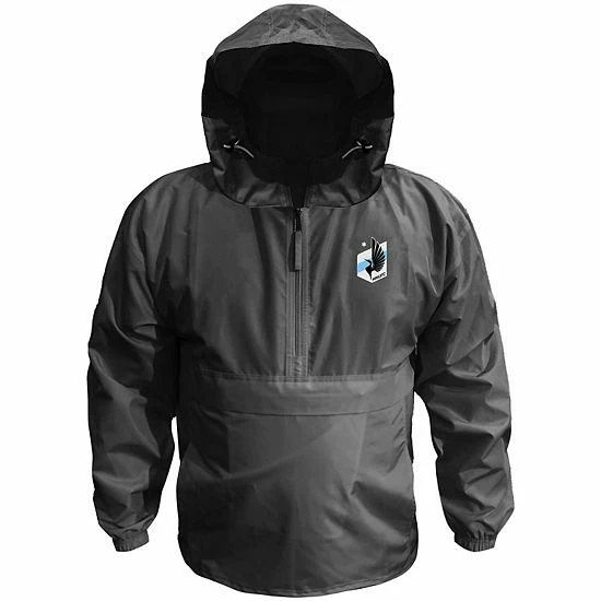 Fanatics Men's Black Minnesota United FC Big & Tall Anorak Half-Zip Pullover Jacket Fanatics Men's Black Minnesota United FC Big & Tall Anorak Half-Zip Pullover Jacket -Metaverse shop unnamed file 27623