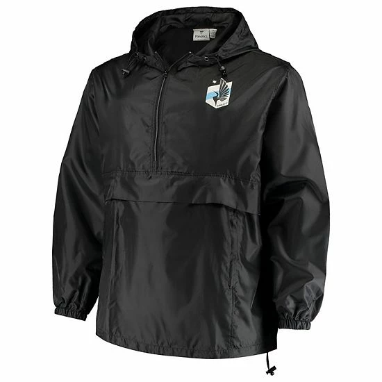 Fanatics Men's Black Minnesota United FC Big & Tall Anorak Half-Zip Pullover Jacket Fanatics Men's Black Minnesota United FC Big & Tall Anorak Half-Zip Pullover Jacket -Metaverse shop unnamed file 27625