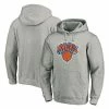Men's Fanatics Branded Heathered Gray New York Knicks Team Primary Logo Pullover Hoodie -Metaverse shop unnamed file 27678