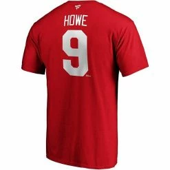 Men's Fanatics Branded Gordie Howe Red Detroit Red Wings Authentic Stack Retired Player Name & Number T-Shirt -Metaverse shop unnamed file 27685