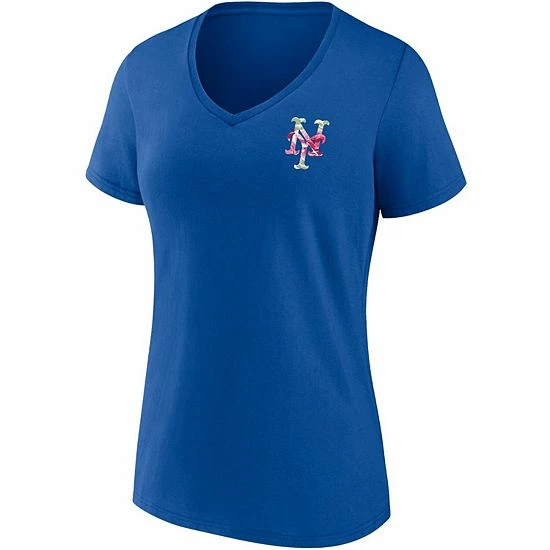 Women's Fanatics Branded Royal New York Mets Team Mother's Day V-Neck T-Shirt 5 Women's Fanatics Branded Royal New York Mets Team Mother's Day V-Neck T-Shirt - Image 3
