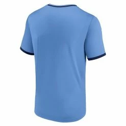 Men's Fanatics Branded Sky Blue/Navy New York City FC Striker V-Neck T-Shirt -Metaverse shop unnamed file 27777