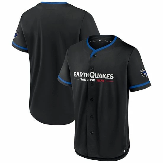 Men's Fanatics Branded Black/Blue San Jose Earthquakes Ultimate Player Baseball Jersey Men's Fanatics Branded Black/Blue San Jose Earthquakes Ultimate Player Baseball Jersey -Metaverse shop unnamed file 27790
