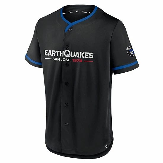Men's Fanatics Branded Black/Blue San Jose Earthquakes Ultimate Player Baseball Jersey Men's Fanatics Branded Black/Blue San Jose Earthquakes Ultimate Player Baseball Jersey -Metaverse shop unnamed file 27791