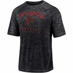 Men's Fanatics Branded Black Atlanta Falcons Shade Battle Ready Raglan Space-Dye T-Shirt -Metaverse shop unnamed file 27900