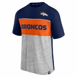 Men's Fanatics Branded Navy/Heathered Gray Denver Broncos Colorblock T-Shirt 4 Men's Fanatics Branded Navy/Heathered Gray Denver Broncos Colorblock T-Shirt -Metaverse shop unnamed file 27929
