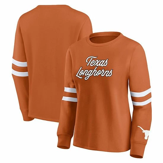 Women's Fanatics Branded Burnt Orange Texas Longhorns Home Stretch Pullover Sweatshirt Women's Fanatics Branded Burnt Orange Texas Longhorns Home Stretch Pullover Sweatshirt -Metaverse shop unnamed file 27936