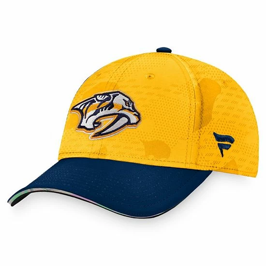 Men's Fanatics Branded Gold/Navy Nashville Predators Authentic Pro Locker Room Flex Hat Men's Fanatics Branded Gold/Navy Nashville Predators Authentic Pro Locker Room Flex Hat -Metaverse shop unnamed file 27978