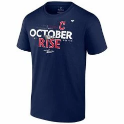 Men's Fanatics Branded Navy Cleveland Guardians 2022 Postseason Locker Room Big & Tall T-Shirt -Metaverse shop unnamed file 27990