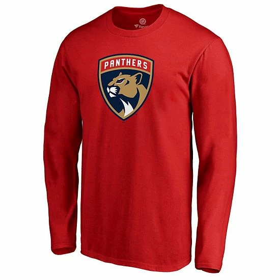Men's Fanatics Branded Red Florida Panthers Primary Team Logo Long Sleeve T-Shirt Men's Fanatics Branded Red Florida Panthers Primary Team Logo Long Sleeve T-Shirt -Metaverse shop unnamed file 28068