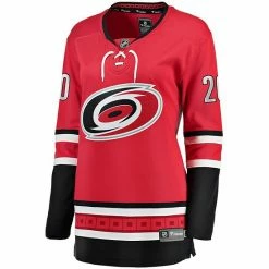 Women's Fanatics Branded Sebastian Aho Red Carolina Hurricanes 2020/21 Home Premier Breakaway Player Jersey -Metaverse shop unnamed file 28076