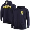 Men's Fanatics Branded Nikola Jokic Navy Denver Nuggets Big & Tall Player Name & Number Full-Zip Hoodie Jacket -Metaverse shop unnamed file 28081