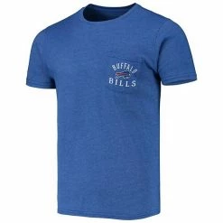 Men's Fanatics Branded Heathered Royal Buffalo Bills Field Goal Pocket Tri-Blend T-Shirt -Metaverse shop unnamed file 28095