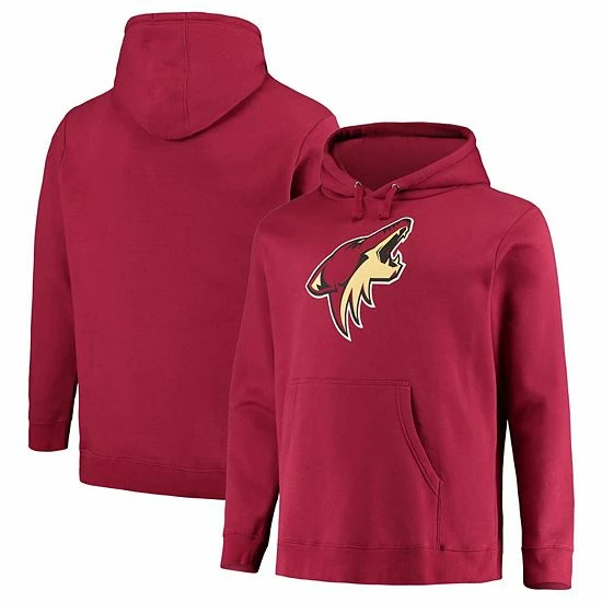 Men's Fanatics Branded Garnet Arizona Coyotes Primary Logo Pullover Hoodie Men's Fanatics Branded Garnet Arizona Coyotes Primary Logo Pullover Hoodie -Metaverse shop unnamed file 28118