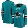 Women's Fanatics Branded Teal San Jose Sharks Breakaway Away Jersey