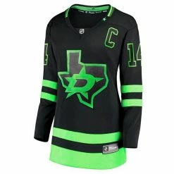 Women's Fanatics Branded Jamie Benn Black Dallas Stars 2020/21 Alternate Premier Breakaway Player Jersey -Metaverse shop unnamed file 28189