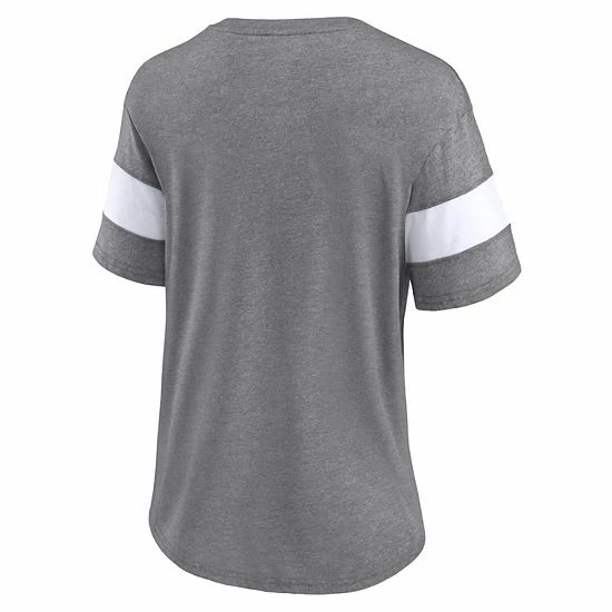 Women's Fanatics Branded Heathered Gray Cleveland Browns Throwback Logo Tri-Blend Striped V-Neck T-Shirt Women's Fanatics Branded Heathered Gray Cleveland Browns Throwback Logo Tri-Blend Striped V-Neck T-Shirt -Metaverse shop unnamed file 28227