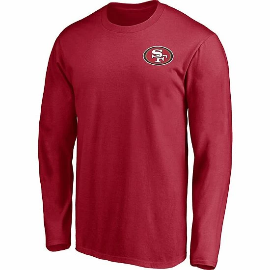 Men's Fanatics Branded Scarlet San Francisco 49ers #1 Dad Long Sleeve T-Shirt Men's Fanatics Branded Scarlet San Francisco 49ers #1 Dad Long Sleeve T-Shirt -Metaverse shop unnamed file 28265