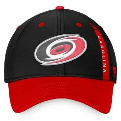 Men's Fanatics Branded Black/Red Carolina Hurricanes 2022 NHL Draft Authentic Pro Flex Hat -Metaverse shop unnamed file 28395