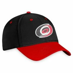 Men's Fanatics Branded Black/Red Carolina Hurricanes 2022 NHL Draft Authentic Pro Flex Hat -Metaverse shop unnamed file 28396