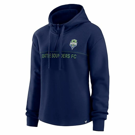 Women's Fanatics Branded Black Seattle Sounders FC Fleece Quarter-Zip Hoodie Women's Fanatics Branded Black Seattle Sounders FC Fleece Quarter-Zip Hoodie -Metaverse shop unnamed file 28408