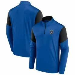 Men's Fanatics Branded Blue/Black San Jose Earthquakes Primary Logo Quarter-Zip Jacket 3 Men's Fanatics Branded Blue/Black San Jose Earthquakes Primary Logo Quarter-Zip Jacket -Metaverse shop unnamed file 28411