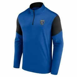 Men's Fanatics Branded Blue/Black San Jose Earthquakes Primary Logo Quarter-Zip Jacket 4 Men's Fanatics Branded Blue/Black San Jose Earthquakes Primary Logo Quarter-Zip Jacket -Metaverse shop unnamed file 28412