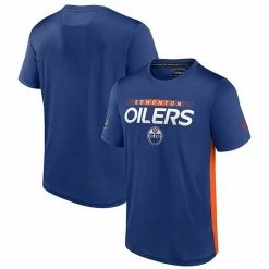 Men's Fanatics Branded Navy/Orange Edmonton Oilers Authentic Pro Rink Tech T-Shirt -Metaverse shop unnamed file 28479