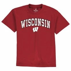 Fanatics Youth Red Wisconsin Badgers Campus T-Shirt -Metaverse shop unnamed file 2852