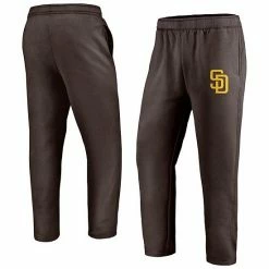 Men's Fanatics Branded Brown San Diego Padres Primary Logo Sweatpants