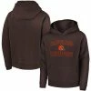 Youth Fanatics Branded Brown Cleveland Browns Tie Breaker Pullover Hoodie